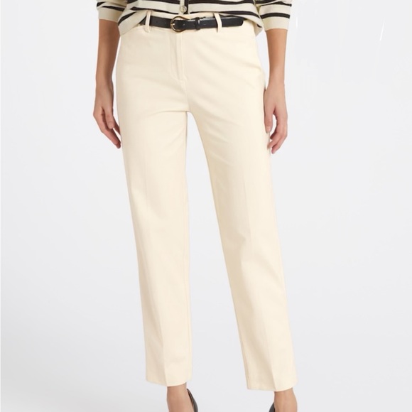 41 Hawthorn Cream Amari Straight Leg Pants - Picture 1 of 13